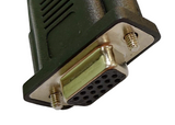 High Density DB15 Female RS-232 Serial Cable Connector.