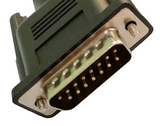 DB15 Male RS-232 Serial Cable Connector.