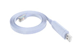 CompuCablePlusUSA.com 6 Feet USB 2.0 Type A Male converts to RJ45 Male 8P8C Console Cable that is used to connect a computer terminal to a router's console port.
