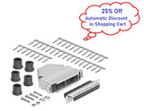 CompuCablePlusUSA.com D-Sub Crimp Type DB37 Male Metal Hood DIY Kit 25% Off