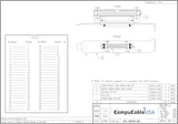 CompuCablePlusUSA.com SCSI Computer Slot Adapter - Internal IDC50 Male to External HPDB50 Female Bi-Directional Adapter Data Sheet.