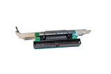 CompuCablePlusUSA.com SCSI Computer Slot Adapter - Internal IDC50 Male to External HPDB50 Female Bi-Directional Adapter Top View.