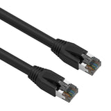 CAT.8 Ethernet Cable, 40Gbps 2000MHz High-Speed S/FTP LAN Network - Heavy Duty 24AWG Double Shielded Pure Copper, Gold-Plated RJ45 Connector, UL/ETL Certified