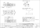 D-Sub Serial Mini Gender Changer Coupler Adapter (Mini Gender Changer, 6 PCS/Pack) (High Density DB15, Male to Male)