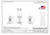 D-Sub Serial Mini Gender Changer Coupler Adapter (Mini Gender Changer, 6 PCS/Pack) (High Density DB15, Female to Female)