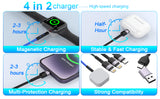 CompuCablePlusUSA.com 4 in  2 High Speed Charging Cords