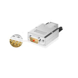 CompuCablePlusUSA.com Best DB9 Male Solderless Type Shielded Metal Hood Solderless Breakout Connector RS232 D-SUB Serial Adapter.