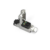 CAT.8 Ethernet Connector RJ45 Toolless Shielded Termination Plug, 2 PCS/Pack