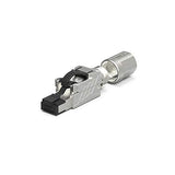 CAT.8 Ethernet Connector RJ45 Toolless Shielded Termination Plug, 2 PCS/Pack