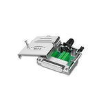 CompuCablePlusUSA.com DB25 Female Solderless Type Shielded Metal Hood Solderless Breakout Connector RS232 D-SUB Serial Adapter (DB25, Female)