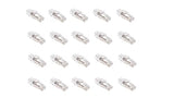 CAT.8 Ethernet Connectors RJ45 Shielded Plug Clear Boot