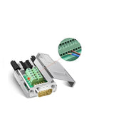 CompuCablePlusUSA.com Best DB9 Male Solderless Type Shielded Metal Hood Solderless Breakout Connector RS232 D-SUB Serial Adapter.