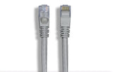 CompuCablePlusUSA.com A black CAT. 6 unshielded Ethernet cable with RJ45 connectors at both ends Gray.