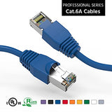 CAT. 6A Shielded Ethernet Cable Blue (Compare at Amazon Price Save 10%)