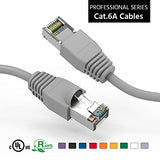 CAT. 6A Shielded Ethernet Cable Gray (Compare at Amazon Price Save 10%)