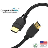 Best Male to Male 6 Feet HDMI Cable Supports 1080P and 4K. 4K Resolution at 60Hz, Gold-Plated Connectors,30 AWG, OD: 6.0MM.