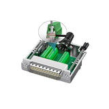 CompuCablePlusUSA.com DB25 Male Solderless Type Shielded Metal Hood Solderless Breakout Connector RS232 D-SUB Serial Adapter (DB25, Male)