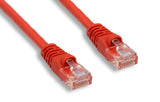 CompuCablePlusUSA.com A black CAT. 6 unshielded Ethernet cable with RJ45 connectors at both ends Red.