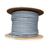 CompuCablePlusUSA.com Computer Cable, 9 Conductor W/Drain, ST-24 AWG Mylar Shield adn Stranded, UL2464, 1000 FT Gray PVC Jacket, Spool, Bulk Cable.
