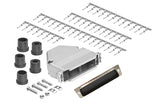 DB50 Crimp Male Connector complete bundle DIY Kit includes connector, housing, male crimp pin, strain relief grommets and screws.