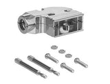90-degree elbow shielded metal hood, screws