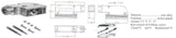 DB25 shielded metal elbow hood spec. drawing