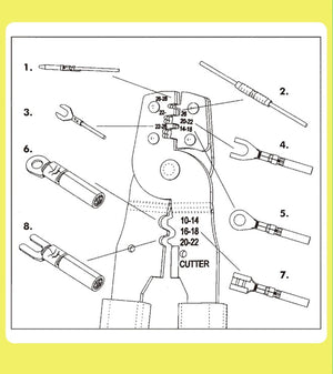 D-Sub Tools -  Crimper & Crimp Pin Insertion and Extraction