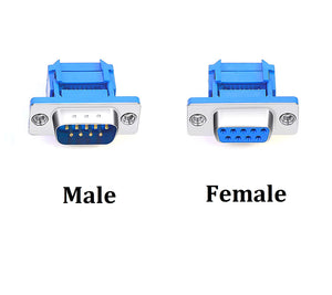 New Release: DB9 Female & Male IDC Metal Shell Connectors for RS-232 Serial Communication