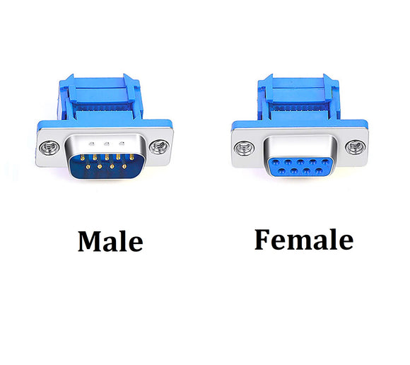 New Release: DB9 Female & Male IDC Metal Shell Connectors for RS-232 Serial Communication