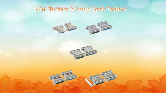 CompuCablePlusUSA.com RS-232 Serial Mini Testers and Loop Back Testers