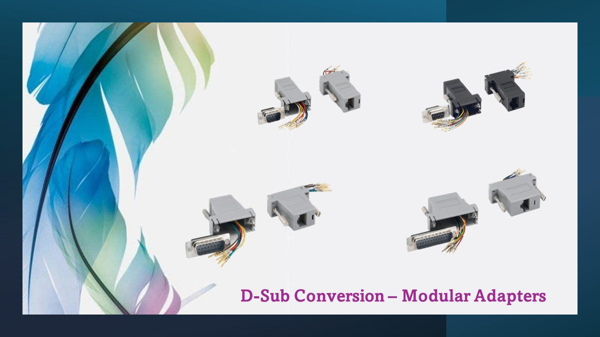Modular Adapter Design D-Sub Conversion - Modular Adapter – CompuCablePlusUSA- Providing ...