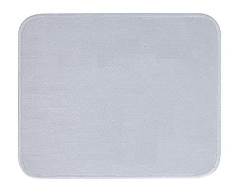 8.5"x7" 4mm Premium Computer Mouse Pad 2-Pack with Anti-Slip Rubber Base (Gray)