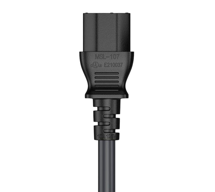 CompuCablePlusUSA.com C13 Power Cord Black 