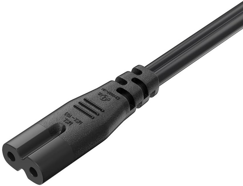 Figure 8 Power Cord NEMA 1-15P to C7 - UL Listed SPT-2 Cable