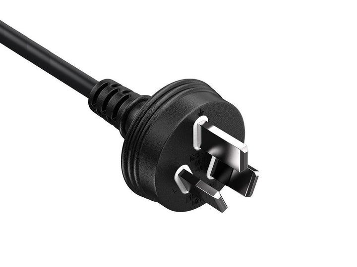 CompuCablePlusUSA AS/NZS 3112  AC Power Cord Black Color.