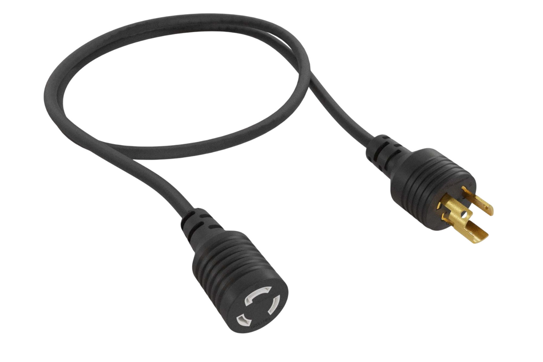 CompuCablePlusUSA NEMA L5-15P to L5-15R Twist-Lock Power Extension Cord
