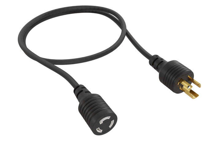 CompuCablePlusUSA NEMA L5-15P to L5-15R Twist-Lock Power Extension Cord