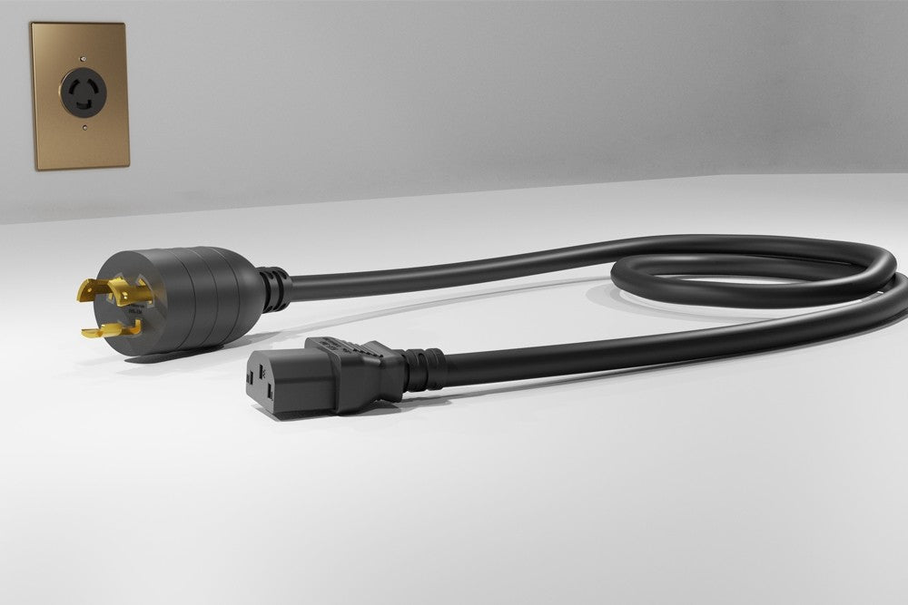 CompuCablePlusUSA NEMA L5-20P to C13 Twist-Lock Power Adapter Cord 