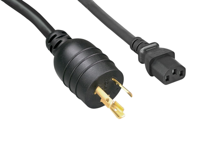 CompuCablePlusUSA NEMA L6-20P to C13 Twist-Lock Power Adapter Cord