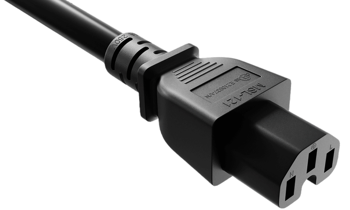 CompuCablePlusUSA IEC 60320 C15 Power Adapter Cord 