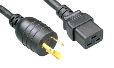 CompuCablePlusUSA NEMA L6-20P to C19 Twist-Lock Power Adapter Cord 