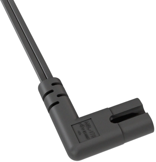 CompuCablePlusUSA C7 Right Angle Non-Polarized Figure-8 Power Cord 