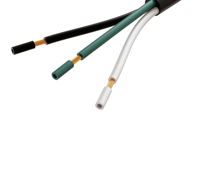 CompuCablePlusUSA Bare Wires/ROJ/Pigtail Power Cord Black Color.