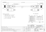 CompuCablePlusUSA.com VESA Certified DisplayPort 1.4 Cable with Latch, M/M, 15 FT Data Sheet.