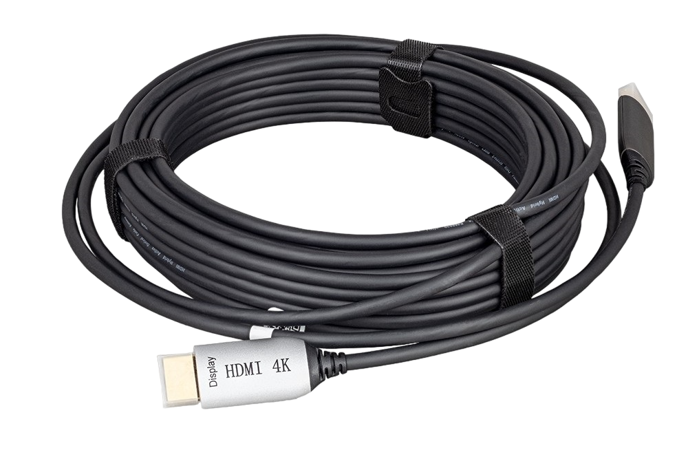 CompuCablePlusUSA.com Ultra HD 4K HDMI 2.0 Active Optical Fiber Cable|Plenum Rated|35-150 FT.