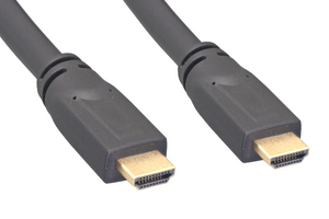 CompuCablePlusUSA.com High Speed Plenum-Rated (CMP) HDMI Cable with Ethernet 24 AWG 25 FT -50 FT