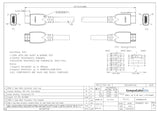 Ultra High-Speed 8K HDMI 2.1 Cable - 48Gbps LTRA Certified M/M. 15 FT Data Sheet