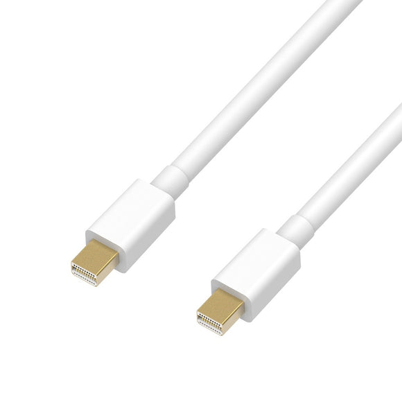 CompuCablePlusUSA.com Mini DisplayPort to Mini DisplayPort Cable, M/M, White, 3 FT, 6 FT, 10FT, & 15 FT.