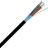 CompuCablePlusUSA.com Computer Cable, 9 Conductor W/Drain, ST-24 AWG Mylar Shield adn Stranded, UL2464, 1000 FT Black PVC Jacket, Spool, Bulk Cable.