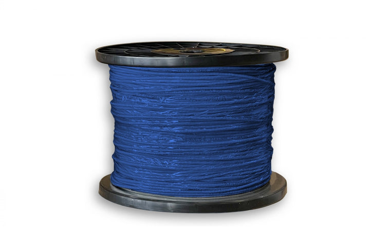 CompuCablePlusUSA.com CAT.6 Slim 28 AWG Unshielded CM Rated - Stranded Ethernet Bulk Cable, Gigabit Network LAN Wire, UTP Internet Cable 1000 FT, Blue, Bulk Wires, Pre-Cut Cable Length Options, Service on Order.